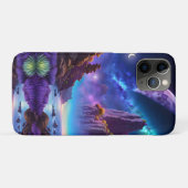 Coques Case-Mate iPhone Imaginaire paysage de lavande (Dos (Horizontal))