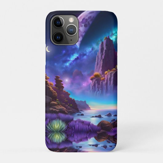Coques Case-Mate iPhone Imaginaire paysage de lavande (Dos)