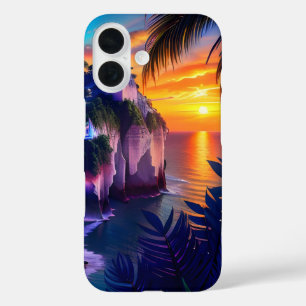 Coques iPhone 16 Imaginaire Plage tropicale 7