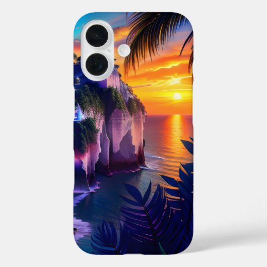 Coques Case-Mate iPhone Imaginaire Plage tropicale 7 (Verso)