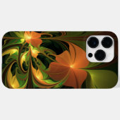 Coques Case-Mate iPhone Imaginaire Plante Abstrait rouille verte Brown fra (Verso (horizontal))