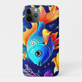 Coques Case-Mate iPhone Imaginaire Poisson Conception de nage (Dos)