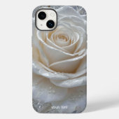 Coques Case-Mate iPhone Imaginaire Rose blanche mignonne gouttes (Verso)