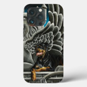 Coques Case-Mate iPhone Imaginaire Rottweiler Chien Gargoyle (Verso)