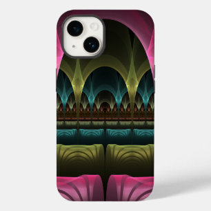 Coque Pour iPhone 14 Imaginaire spécial Motif Abstrait coloré Fractal