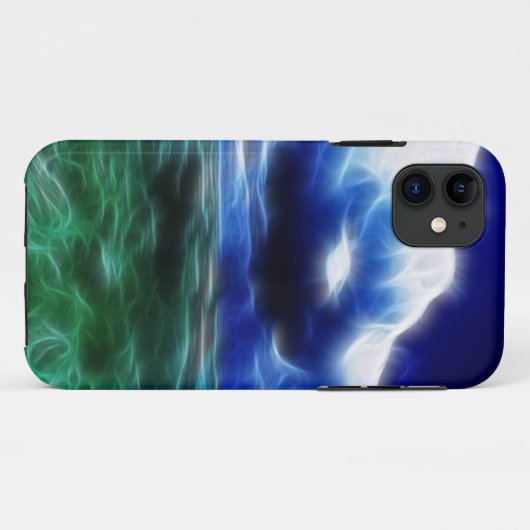 Coques Case-Mate iPhone Imaginaire tempétueux mers (Dos (Horizontal))