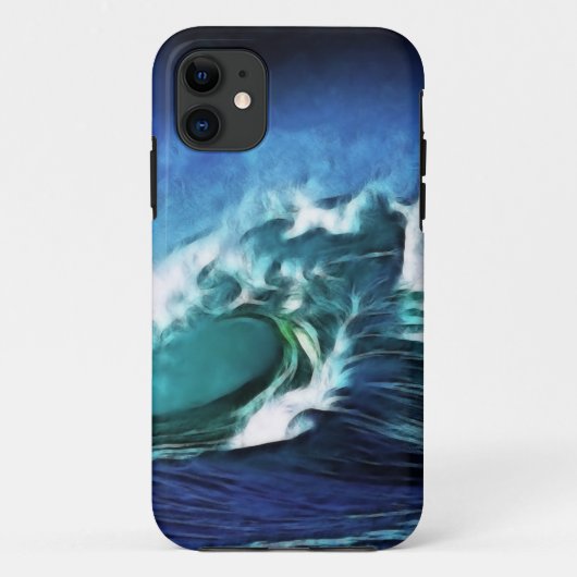 Coques Case-Mate iPhone Imaginaire tempétueux mers (Dos)
