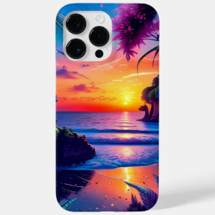 Coque Pour Pour iPhone 14 Pro Max Imaginaire Tropical Beach Two
