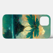 Coques Case-Mate iPhone Imaginaire tropical Mer & Palmiers (Verso (horizontal))