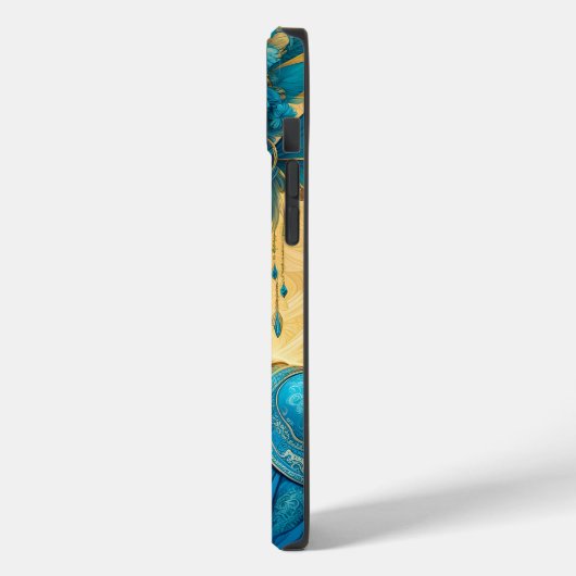 Coques Case-Mate iPhone Imaginaire Vive Bleu Vive Belle Fille (Verso / Gauche)