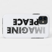 Coques Case-Mate iPhone Imaginez la paix V1 (Dos (Horizontal))