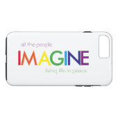Coques Case-Mate iPhone Imaginez le cas dur plus de l'iPhone 7 (Dos (Horizontal))