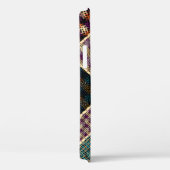 Coques Case-Mate iPhone Imitation du motif de patchwork indien avec textur (Verso / Droite)