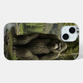 Coques Case-Mate iPhone Immense Bigfoot assis dans les Bois (Verso (horizontal))
