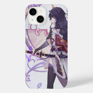 Coque Pour iPhone 14 Impact Genshin Baal sakura feuilles