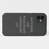 Coques Case-Mate iPhone Imperare sibi maximum imperium est (Dos (Horizontal))