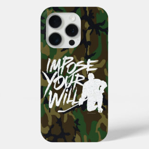 Coque iPhone 15 Pro Imposer Votre Volonté (Hockey)