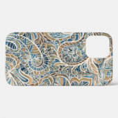 Coques Case-Mate iPhone Impression à main Paisley multicolore (Verso (horizontal))