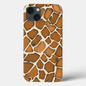Coques Case-Mate iPhone Impression à motif de fourrure de girafe (Verso)