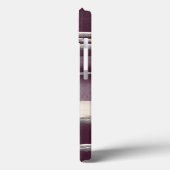 Coques Case-Mate iPhone Impression Abstraite violet Rose argent (Verso / Gauche)