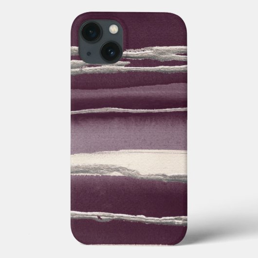 Coques Case-Mate iPhone Impression Abstraite violet Rose argent (Verso)