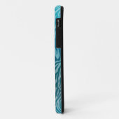 Coques Case-Mate iPhone Impression Aqua Ombre Zebra (Dos/Gauche)