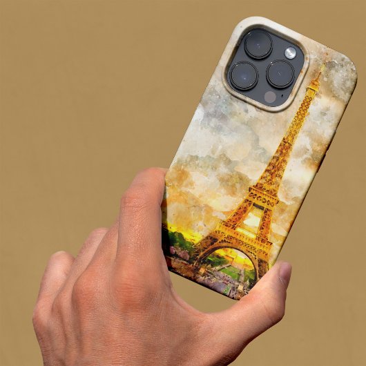 Coques Case-Mate iPhone Impression artistique aquarelle du coucher de sole