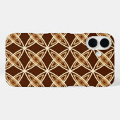 Coques Case-Mate iPhone Impression atomique moderne du milieu du siècle - (Verso (horizontal))