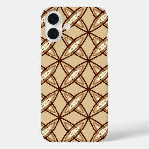 iPhone 16 Plus Case Impression atomique moderne du milieu du siècle - 