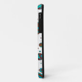 Coques Case-Mate iPhone Impression Brown et Turquoise dalmate (Dos/Gauche)