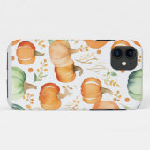 Coques Case-Mate iPhone Impression citrouille d'automne (Dos (Horizontal))
