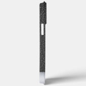 Coques Case-Mate iPhone Impression cuir noir et acier (Verso / Droite)