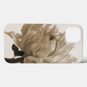 Coques Case-Mate iPhone impression dahlia sepia (Verso (horizontal))