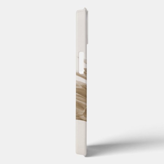 Coques Case-Mate iPhone impression dahlia sepia (Verso / Droite)