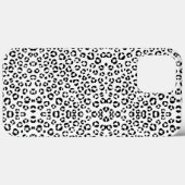 Coques Case-Mate iPhone Impression d'animaux en N&B (Verso (horizontal))