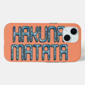 Coques Case-Mate iPhone Impression d'art 3D Hakuna Matata (Verso (horizontal))