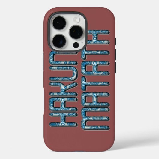 Coques Case-Mate iPhone Impression d'art 3D Hakuna Matata (Verso)