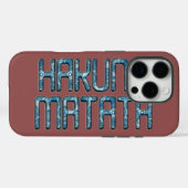 Coques Case-Mate iPhone Impression d'art 3D Hakuna Matata (Verso (horizontal))