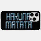 Coques Case-Mate iPhone Impression d'art 3D Hakuna Matata (Verso (horizontal))
