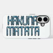Coques Case-Mate iPhone Impression d'art 3D Hakuna Matata (Verso (horizontal))