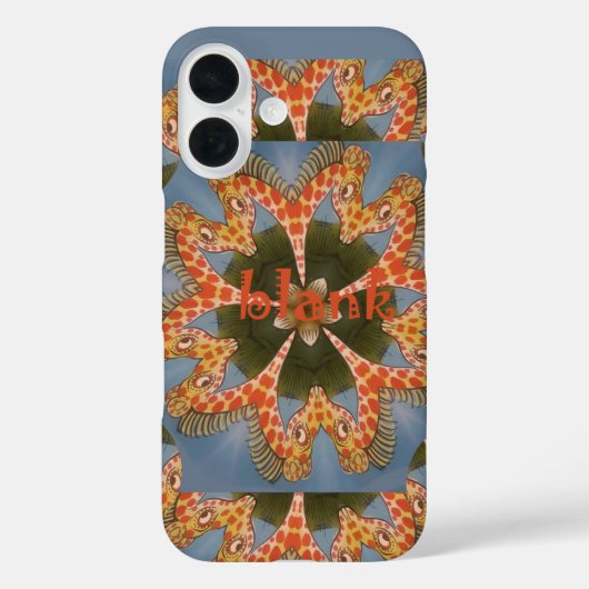 Coques Case-Mate iPhone Impression d'art Abstrait Giraffe (Verso)