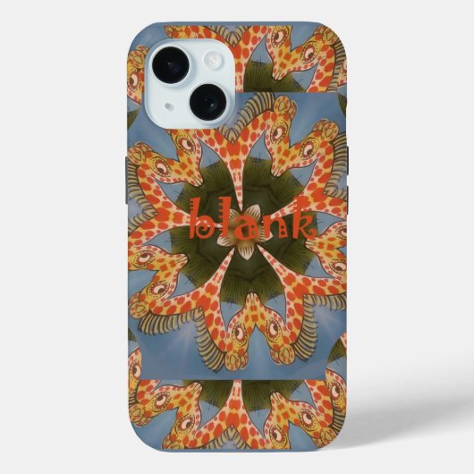 Coques Case-Mate iPhone Impression d'art Abstrait Giraffe (Verso)