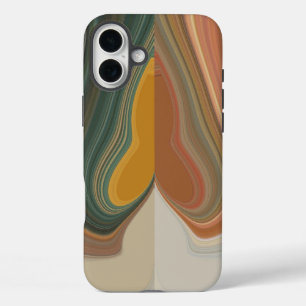 iPhone 16 Plus Case Impression d'art Abstrait rétroactif