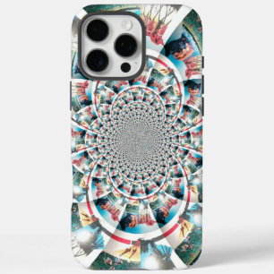 Coques iPhone 16 Pro Max Impression d'art en kaléidoscope de tapisserie ken