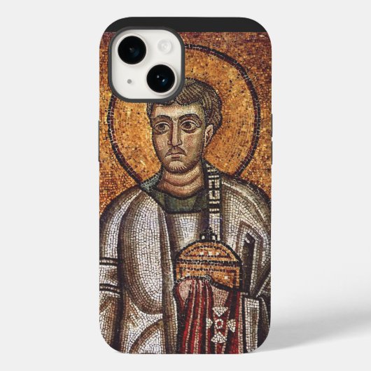 Coques Case-Mate iPhone Impression d'art mosaïque orthodoxe Saint Laurent (Verso)