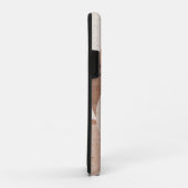 Coques Case-Mate iPhone Impression d'art mural abstrait neutre (Dos/Droite)