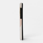 Coques Case-Mate iPhone Impression d'art mural abstrait neutre (Dos/Gauche)