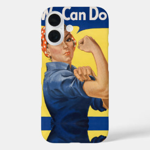 Coques iPhone 16 Impression d'art pop d'autonomisation de la puissa