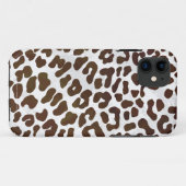 Coques Case-Mate iPhone Impression de chocolat léopard (Dos (Horizontal))