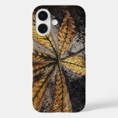 Coques Case-Mate iPhone Impression de feuille de châtaignier d'automne Art (Verso)